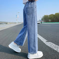 Load image into Gallery viewer, Girls' Classic Wide Leg High Waist Jeans