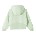 Load image into Gallery viewer, Rolanko Girls Cropped Cozy Long Sleeve Hooded Jacket