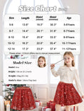 Load image into Gallery viewer, Rolanko Girls Sequin Elastic Waist Glitter Sparkly Skirt