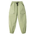 Load image into Gallery viewer, Rolanko Girls Loose Streetwear Hip Hop Dance Cotton Cargo Jogger Pants