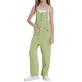 Load image into Gallery viewer, Rolanko Girls Jumpsuit Sleeveless Spaghetti Strap Overalls