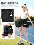 Load image into Gallery viewer, Rolanko Girls Tennis Skirt Set, UPF 50+ Tank Top & Pleated Skirt