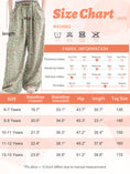 Load image into Gallery viewer, Rolanko Girls Floral Embroidery Lounge Pants - Japanese Style Yamamoto Trousers with Elastic Waist