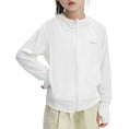 Load image into Gallery viewer, Rolanko Kids Zip Up Sun Hoodie UPF50+ with Thumbholes