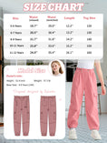 Load image into Gallery viewer, Girls Wide Leg Loose Cargo Pants with Belt
