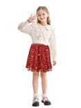 Load image into Gallery viewer, Rolanko Girls Sequin Elastic Waist Glitter Sparkly Skirt