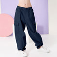Load image into Gallery viewer, Girl's Elasticated Waist Cargo Trousers with Multi Pockets