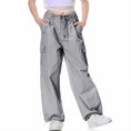 Load image into Gallery viewer, Girl's Baggy Cargo Parachute Trousers