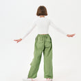 Load image into Gallery viewer, Girls Y2K Vintage Joggers with Adjustable Elastic Waist