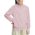 Load image into Gallery viewer, Rolanko Kids Zip Up Sun Hoodie UPF50+ with Thumbholes