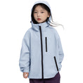 Load image into Gallery viewer, Girls' Solid Colour Windproof Jacket with Reflective Stripes