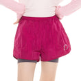 Load image into Gallery viewer, Rolanko Girls 2 in 1 Athletic Quick Dry Shorts