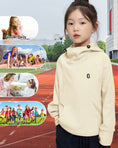 Load image into Gallery viewer, Girls Long Sleeve Cozy lightweight Hooded Pullover Tops with Pocket