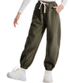 Load image into Gallery viewer, Girls Fleece Sweatpants Baggy Jogger Pants High Waist with Pockets