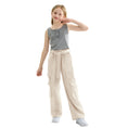 Load image into Gallery viewer, Girl's Casual High Waist Baggy Wide Leg Cargo Pants