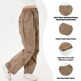 Load image into Gallery viewer, Girls Y2K Vintage Joggers with Adjustable Elastic Waist