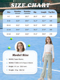 Load image into Gallery viewer, Girls Flare Wide Leg Sweatpants Elastic Waist Bell Bottoms Pants for Kids