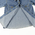 Load image into Gallery viewer, Girls Oversized Fall Denim Shirt with Pockets