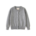 Load image into Gallery viewer, Girls Cardigans Cotton Long Sleeve Button Down Basic Schoolwear