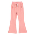 Load image into Gallery viewer, Girls Flare Wide Leg Sweatpants Elastic Waist Bell Bottoms Pants for Kids