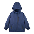 Load image into Gallery viewer, Girls' Solid Colour Windproof Jacket with Reflective Stripes