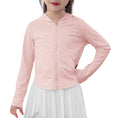 Load image into Gallery viewer, Rolanko Kids Zip Up Sun Hoodie UPF50+ with Thumbholes
