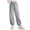Load image into Gallery viewer, Girls Fleece Sweatpants Baggy Jogger Pants High Waist with Pockets
