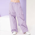 Load image into Gallery viewer, Girl's Elasticated Waist Cargo Trousers with Multi Pockets