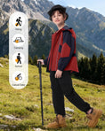Carica l'immagine nel visualizzatore della galleria, Boys Rain Jacket Waterproof Windbreaker