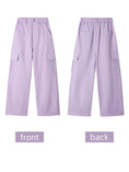 Load image into Gallery viewer, Girl's Elasticated Waist Cargo Trousers with Multi Pockets