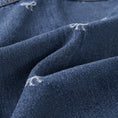 Load image into Gallery viewer, Rolanko Denim Jacket With All Over Embroidered Bow