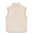 Load image into Gallery viewer, Girls Solid Color Polar Fleece Vest with Zipper