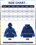 Carica l'immagine nel visualizzatore della galleria, Boys Rain Jacket Waterproof Windbreaker