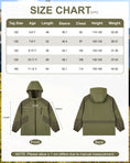 Carica l'immagine nel visualizzatore della galleria, Boys Rain Jacket Waterproof Windbreaker