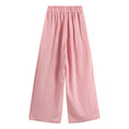 Load image into Gallery viewer, Rolanko Girls Wide Leg Pants Flowy Loose Fit Palazzo Pants for Girls Kids Linen Trousers Casual Beach