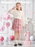 Load image into Gallery viewer, Rolanko Girls Sequin Elastic Waist Glitter Sparkly Skirt