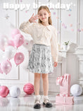 Load image into Gallery viewer, Rolanko Girls Sequin Elastic Waist Glitter Sparkly Skirt