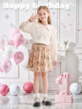 Load image into Gallery viewer, Rolanko Girls Sequin Elastic Waist Glitter Sparkly Skirt