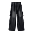 Load image into Gallery viewer, Girl's Casual High Waist Baggy Wide Leg Cargo Pants
