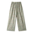 Load image into Gallery viewer, Rolanko Girls Floral Embroidery Lounge Pants - Japanese Style Yamamoto Trousers with Elastic Waist