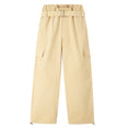 Load image into Gallery viewer, Girls Wide Leg Loose Cargo Pants with Belt