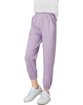 Load image into Gallery viewer, Rolanko Joggers with Pockets Quick Dry Silky Kids Sweatpants Lightweight Athletic Pants