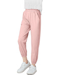 Load image into Gallery viewer, Rolanko Joggers with Pockets Quick Dry Silky Kids Sweatpants Lightweight Athletic Pants