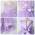 Load image into Gallery viewer, Girls Little Flower Gown Princess Dress