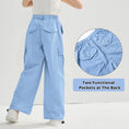 Load image into Gallery viewer, Girl's Baggy Cargo Parachute Trousers