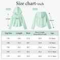 Load image into Gallery viewer, Rolanko Kids Zip Up Sun Hoodie UPF50+ with Thumbholes