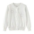 Load image into Gallery viewer, Girls Cardigans Cotton Long Sleeve Button Down Basic Schoolwear
