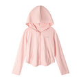 Load image into Gallery viewer, Rolanko Kids Zip Up Sun Hoodie UPF50+ with Thumbholes