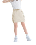 Load image into Gallery viewer, Rolanko Girls Parachute Short Skirt with Pockets