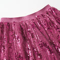 Load image into Gallery viewer, Rolanko Girls Sequin Elastic Waist Glitter Sparkly Skirt
